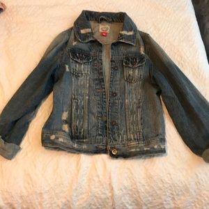 Distressed Jean jacket
